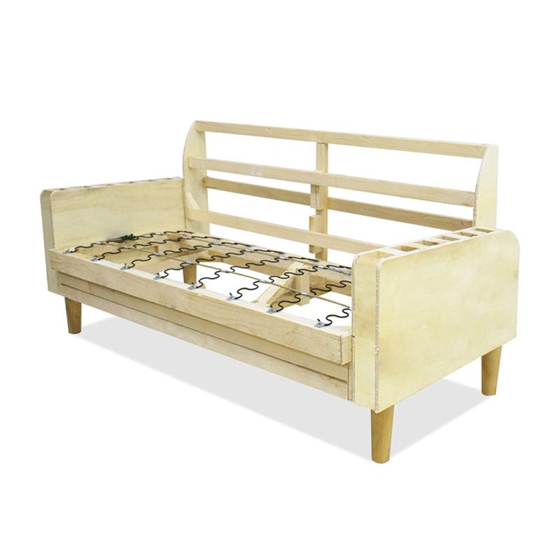 Contemporary Tufted Back Standard Sofa Square Arm Couch with Wooden Legs Clearhalo 'furn' 'furn_sofas' 'Furniture' 'furniture_sofas' 'Living Room Furniture' 'Sofa' 'sofas' 1200x1200_8525c120-f840-4668-9b82-c58ff05a1a0e