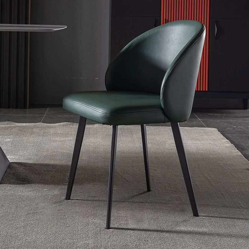 Contemporary Kitchen Dining Side Chair Leather Dining Chairs Clearhalo 'Dining Chairs' 'Dining Tables & Seating' 'dining_chair' 'furn' 'furn_dining_chair' 'Furniture' 'Kitchen & Dining Furniture' 1200x1200_852711fb-181f-4ab8-97f4-14ecd2d362b3