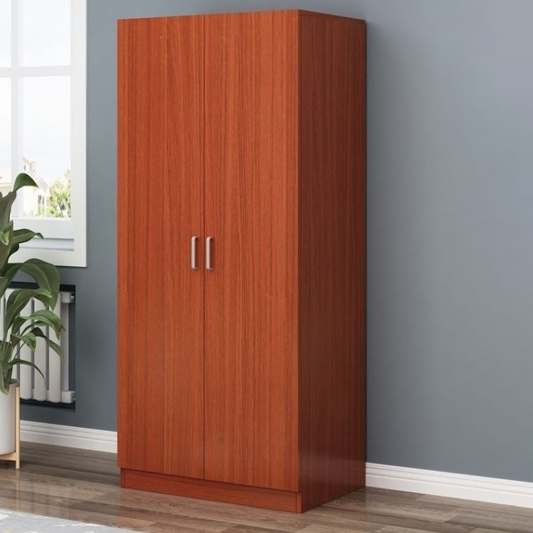 Contemporary Style Wood Wardrobe Soft Close Door Wardrobe Closet for Bedroom Clearhalo 'Armoires & Wardrobes' 'armoires_wardrobes' 'Bedroom Furniture' 'furn' 'furn_armoires_wardrobes' 'Furniture' 1200x1200_8527fe57-349d-471c-b12d-eeb4b5b38ee2