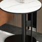 Modern End Table Round Minimalist Side End Table for Living Room
