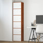 Contemporary Wardrobe Armoire Wood Non-Hanging Armoire with Door