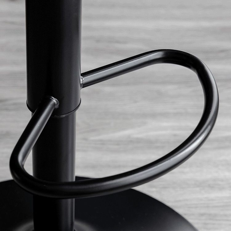 Modern Adjustable Height Bar Stool Swivel Leather Low Back Counter Stool Clearhalo 'Bar Furniture' 'Bar Stools' 'bar_stools' 'furn' 'furn_bar_stools' 'furniture_bar_stools' 'Kitchen & Dining Furniture' 'kitchen&dining_furn' 'kitchen' 'kitchen_furn' Furniture' 1200x1200_852a843a-b00d-4981-a876-913f6fae7e2c