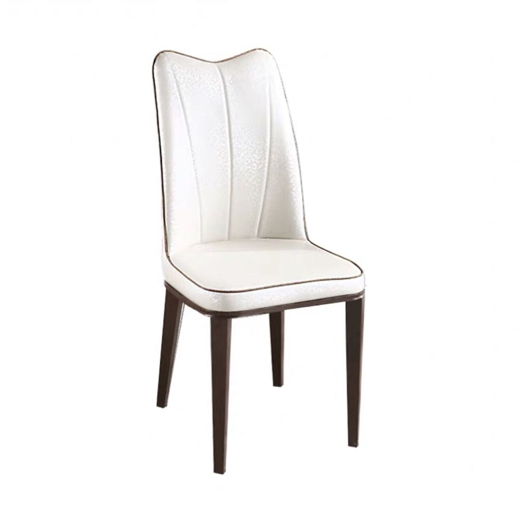 Traditional Solid Wood Top Dining Set with 4 White Solid Wood Legs for Dining Furniture Clearhalo 'Dining Room Sets' 'Dining Tables & Seating' 'dining_room_set' 'furn' 'furn_dining_room_set' 'Furniture' 'furniture_dining_room_set' 'Kitchen & Dining Furniture' 'kitchen&dining_furn' 'kitchen' 1200x1200_852f6b73-dcba-45ac-a2c3-fae90b3098f5