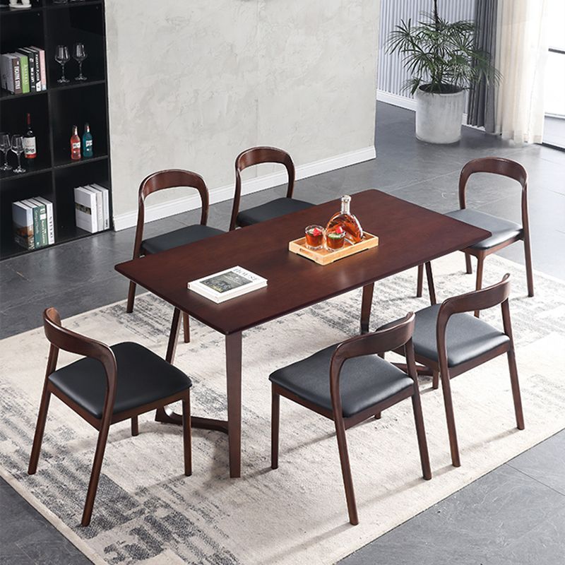 Contemporary Dining Room Solid Wood Side Chair Open Back Dining Side Chair Clearhalo 'Dining Chairs' 'Dining Tables & Seating' 'dining_chair' 'furn' 'furn_dining_chair' 'Furniture' 'furniture_dining_chair' 'Kitchen & Dining Furniture' 1200x1200_852ff866-2925-451d-81ca-6cf0eaba08be