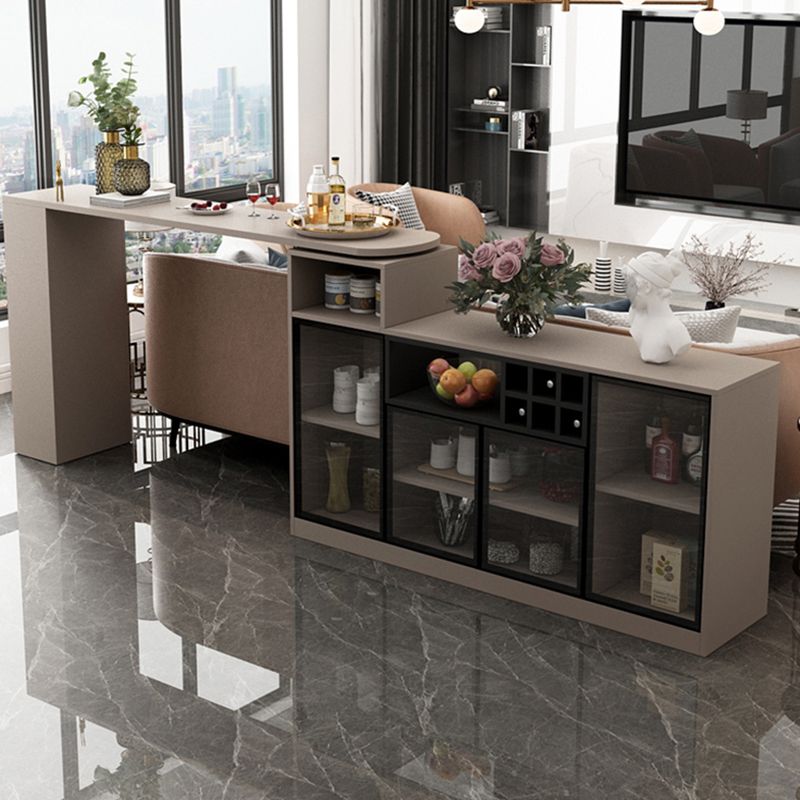 Modern Style Wood Specialty Bar Height Pub Table for Living Room Clearhalo 'Bar Furniture' 'Bar Tables' 'bar_tables' 'furn' 'furn_bar_tables' 'Furniture' 'Kitchen & Dining Furniture' 1200x1200_8530a4f6-542a-446f-ad06-fba4a677f76b