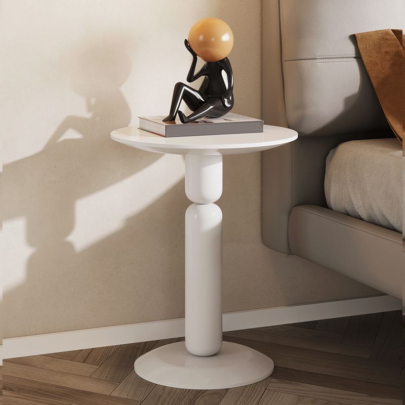 Round Pedestal End Table Modern Wood Side End Table for Living Room Clearhalo 'Coffee & Accent Tables' 'End & Side Tables' 'end_side_tables' 'furn' 'furn_end_side_tables' 'Furniture' 'Living Room Furniture' 1200x1200_85314d7d-aae3-45ea-9dba-247bce3824df