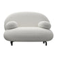 Moderne 27,55 "H weiße Wolle Kissen Top Arm Sofa für Wohnzimmer