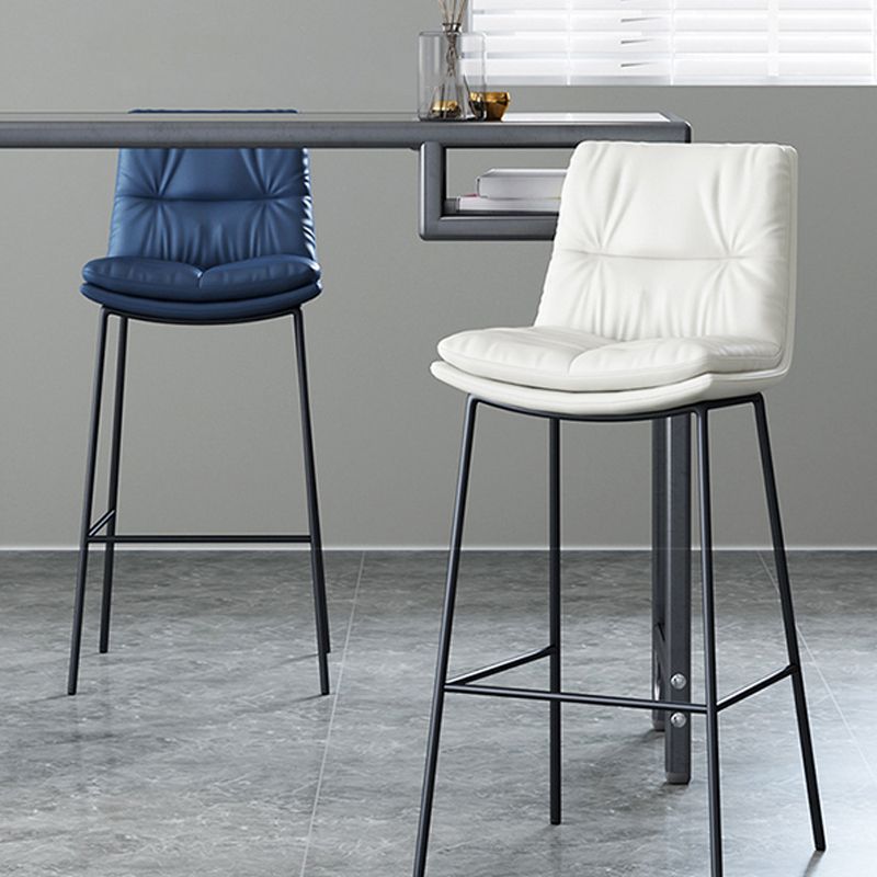 Contemporary Leather Bar Stools Indoor Antique Finish Bar Stool Clearhalo 'Bar Furniture' 'Bar Stools' 'bar_stools' 'furn' 'furn_bar_stools' 'furniture_bar_stools' 'Kitchen & Dining Furniture' 'kitchen&dining_furn' 'kitchen' 'kitchen_furn' Furniture' 1200x1200_85344572-733d-451b-b820-ad804c7c8064