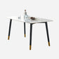 Rectangle 4 Legs Luxury Table White Tone Fixed Table of Sintered Stone Clearhalo ' dining_table' 'Dining Tables & Seating' 'Dining Tables' 'furn' 'furn_dining_table' 'Furniture' 'furniture_dining_table' 'Kitchen & Dining Furniture' 'kitchen&dining_furn' 'kitchen' 'kitchen_dining_table' 1200x1200_85354e75-85a9-4511-8aab-9bbc3e96b519