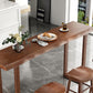 Wood Bar Dining Table Modern Bar Table with Sled Base for Milk Tea Shop Clearhalo 'Bar Furniture' 'Bar Tables' 'bar_tables' 'furn' 'furn_bar_tables' 'Furniture' 'furniture_bar_tables' 'Kitchen & Dining Furniture' 1200x1200_8535b6cb-7189-46c3-acd3-1a63941d983c