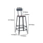 Industrial Bar Set 1/2/3/5 Pcs Metal Bar Stools and Solid Wood Top Bar Table Clearhalo 'Bar Furniture' 'furn' 'furn_home_bar_bar_sets' 'Furniture' 'Home Bars & Bar Sets' 'home_bar_bar_sets' 'Kitchen & Dining Furniture' 1200x1200_8538ad70-b7c5-467a-8a82-bbf755bd0e1b