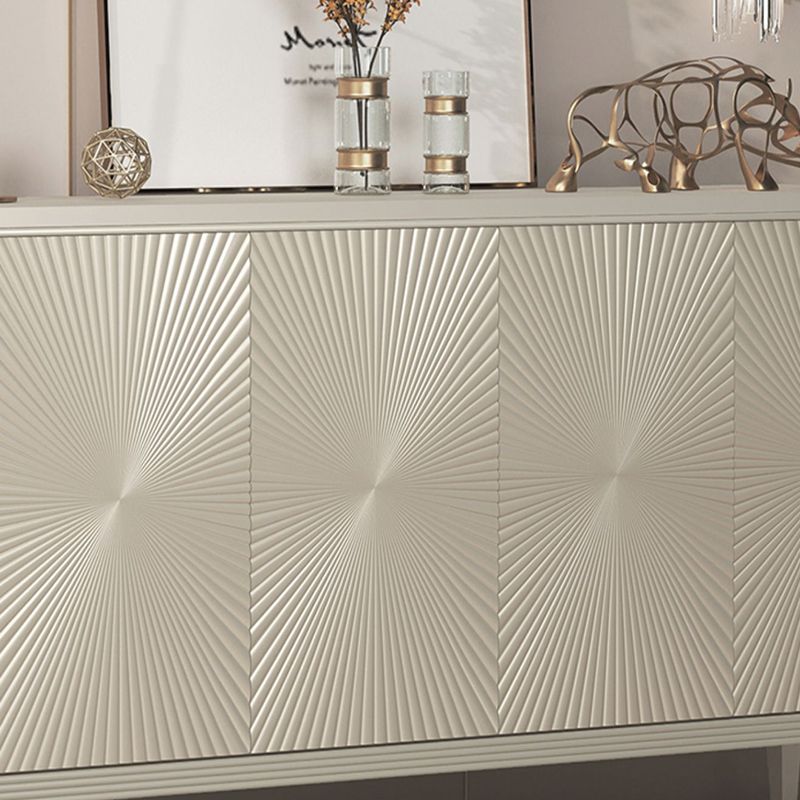 Tavolo da tavolo a buffet glam tavolo da sideboard in legno con gambe per sala da pranzo