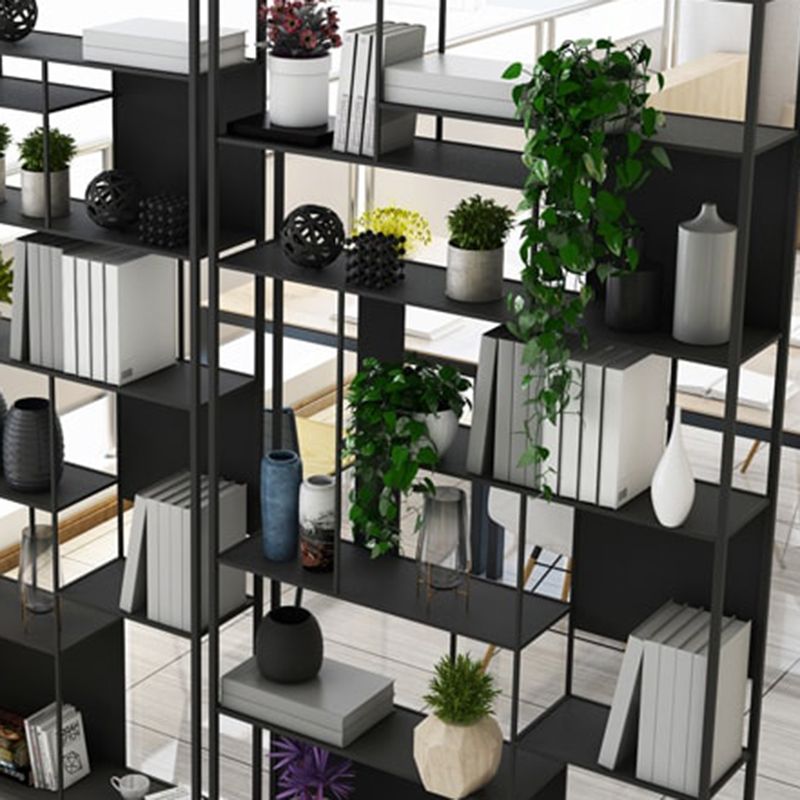 Industrial Open Rectangle Storage Bookshelf Home Office Etagere Bookcase Clearhalo 'Bookcases' 'furn' 'furn_bookcases' 'Furniture' 'Office Furniture' 1200x1200_8538ea9b-6946-42d0-abaf-937c85dd3d3c