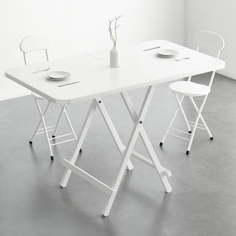 Modern Foldable DiningRoomTableSet with Double Pedestal Base Kitchen Dining Furniture Clearhalo 'Dining Room Sets' 'Dining Tables & Seating' 'dining_room_set' 'furn' 'furn_dining_room_set' 'Furniture' 'furniture_dining_room_set' 'Kitchen & Dining Furniture' 'kitchen&dining_furn' 'kitchen' 1200x1200_85398ef2-2153-46dc-aac1-af4a2f78fbc6