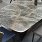 Stone Top Dining Table Traditional Luxury Table with Pedestal Base