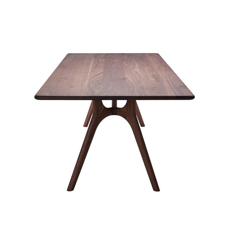 Rectangle Wood Dining Table Pine Solid Wood Table Modern with Trestle Base Clearhalo ' dining_table' 'Dining Tables & Seating' 'Dining Tables' 'Furniture' 'furniture_dining_table' 'Kitchen & Dining Furniture' 'kitchen&dining_furn' 'kitchen' 'kitchen_dining_table' 1200x1200_853b7c65-d2d0-4d7e-a8d2-787781f7f99c