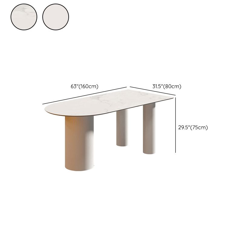 2/4/5 PCS Stein 3 Beine Standardhöhe Esseet -Tisch mit Stuhl