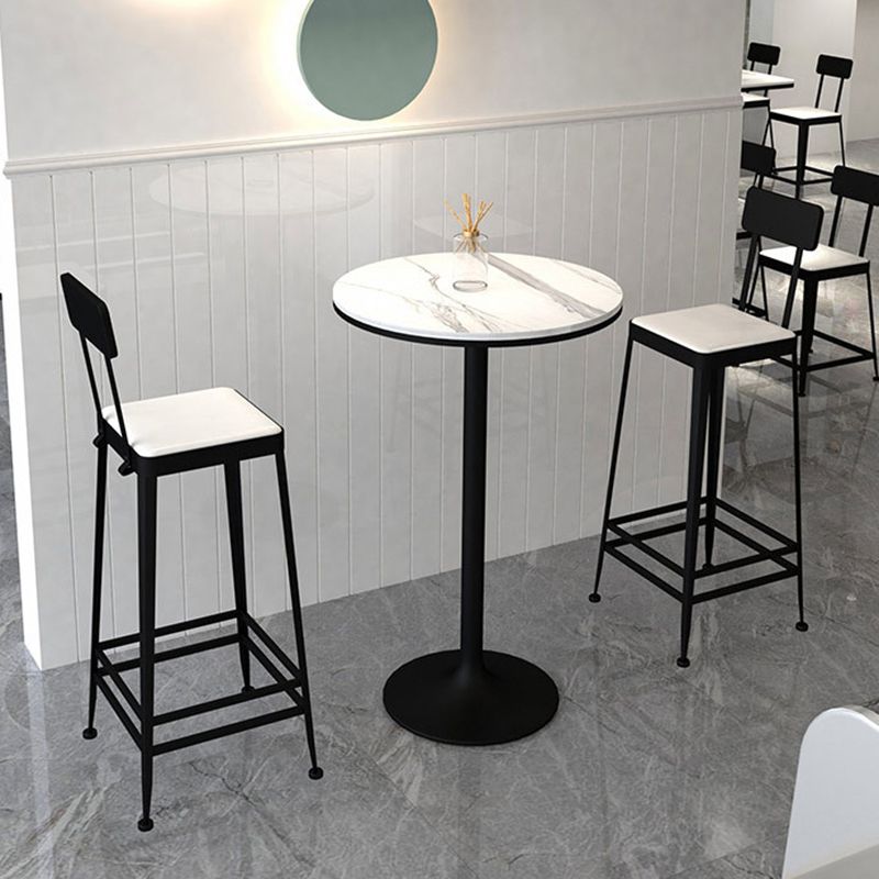Glam Pub Table Round voetstuktafel voor binnen- en breekroom