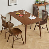 Modern Solid Wood Kitchen Dining Table Standard Rectangle Shape Dining Table with 4 Legs Base Clearhalo ' dining_table' 'Dining Tables & Seating' 'Dining Tables' 'furn' 'furn_dining_table' 'Furniture' 'furniture_dining_table' 'Kitchen & Dining Furniture' 'kitchen&dining_furn' 'kitchen' 'kitchen_dining_table' 1200x1200_853f5882-f91a-4e8a-8f2e-838ab92513a5