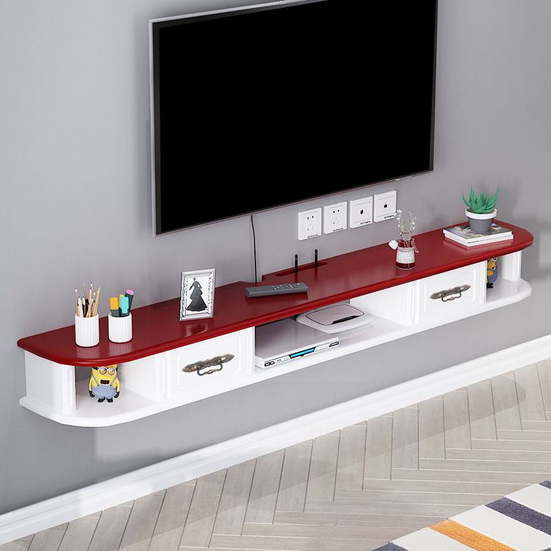 Modern Wall-mounted TV Stand Engineered Wood TV Cabinet with 2 Drawers Clearhalo 'furn' 'furn_tv_stands_entertainment_centers' 'Furniture' 'Living Room Furniture' 'TV Stands & Entertainment Centers' 'TV Stands & Media Storage Furniture' 'tv_stands_entertainment_centers' 1200x1200_85414032-5d41-4b3f-82b5-6e2e91f5e346