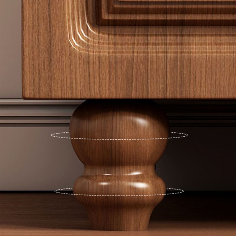 Wood Accent Cabinet with Drawers 14.96" Wide Modern Standard Side Cabinet Clearhalo 'Cabinets & Chests' 'cabinets_chests' 'furn' 'furn_cabinets_chests' 'Furniture' 'Living Room Furniture' 1200x1200_8544481c-4085-4471-833f-4613f50b7569