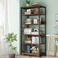 Modern Open Back Etagere Bookcase Steel Bookshelf for Home Office Clearhalo 'Bookcases' 'furn' 'furn_bookcases' 'Furniture' 'Office Furniture' 1200x1200_8544ba68-d761-499d-8dab-9518e0b8ac5d