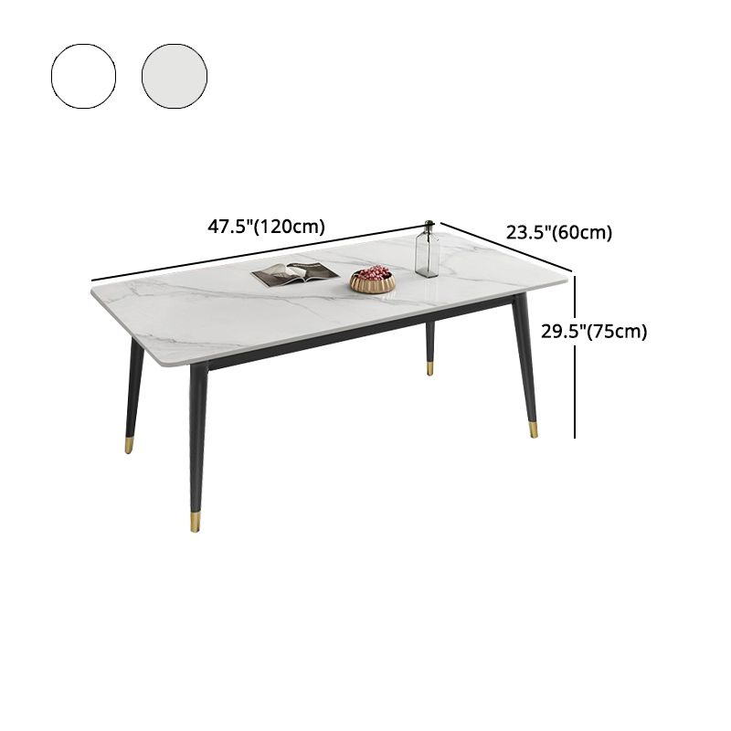 Glam Style 1/2/3/5/7 Pieces Dining Set Sintered Stone Dining Table Set for Home Use Clearhalo 'Dining Room Sets' 'Dining Tables & Seating' 'dining_room_set' 'furn' 'furn_dining_room_set' 'Furniture' 'furniture_dining_room_set' 'Kitchen & Dining Furniture' 'kitchen&dining_furn' 'kitchen' 1200x1200_8544d663-0143-40fa-a907-5d2693a7d030