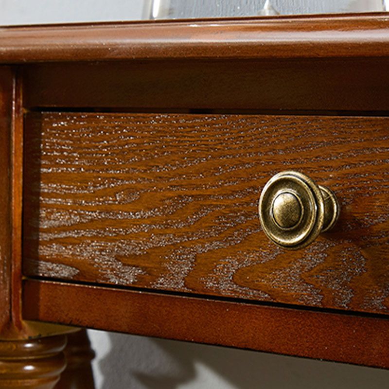 Tavolo console in legno in legno in legno tavolo da accento moderno di metà secolo per Hall