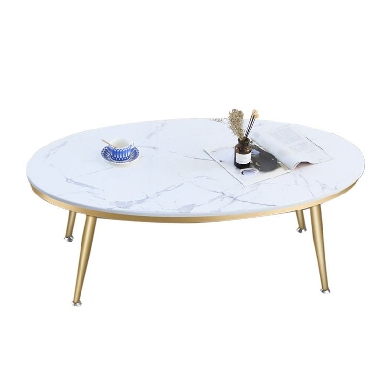 17,72 "großer glamourischer Kaffee Cocktailtisch Marmor Top Couchtisch