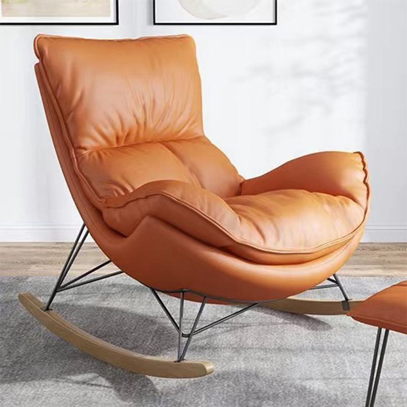 26.77" L x 37.40" W x 34.64" H Reclining Armless Lounge Chair with Sewn Pillow Back Clearhalo 'Accent Chairs' 'accent_chairs' 'Chairs & Seating' 'furn' 'furn_accent_chairs' 'Furniture' 'furniture_accent_chairs' 'Living Room Furniture' 1200x1200_854a927d-d566-4ff2-80ae-c6e146215f8b