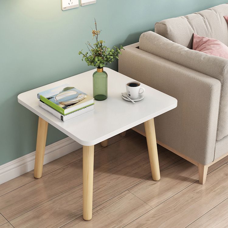 Modern 17" Tall Wooden Single End Table With Four Wooden Legs Clearhalo 'Coffee & Accent Tables' 'End & Side Tables' 'end_side_table' 'end_side_tables' 'furn' 'furn_end_side_tables' 'Furniture' 'furniture_end_side_table' 'Living Room Furniture' 1200x1200_854aae53-579f-450a-ac60-4bd8f5f72819
