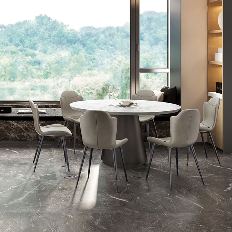 Modern Design Leather Dining Arm Chairs Wingback Parsons Side Chair for Kitchen Clearhalo ' kitchen&dining_furn' 'Dining Chairs' 'Dining Tables & Seating' 'dining_chair' 'furn' 'furn_dining_chair' 'Furniture' 'furniture_dining_chair' 'Kitchen & Dining Furniture' 'kitchen' 1200x1200_854c7c91-0a58-493a-bd33-5e3b1427dd82