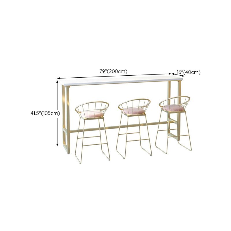 Rectangle Bar Table Contemporary Pub Table for Indoor and Breakroom Clearhalo 'Bar Furniture' 'Bar Tables' 'bar_tables' 'furn' 'furn_bar_tables' 'Furniture' 'Kitchen & Dining Furniture' 1200x1200_854c9eb4-d870-42bd-bc83-a8ee3d5babe6