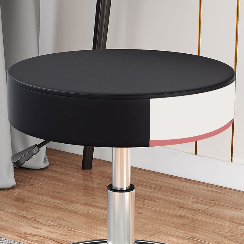Modern Rotatable Liftable Counter Stool Steel Cafe Bar Stool with Leather Cushion Clearhalo 'Bar Furniture' 'Bar Stools' 'bar_stools' 'furn' 'furn_bar_stools' 'furniture_bar_stools' 'Kitchen & Dining Furniture' 'kitchen&dining_furn' 'kitchen' 'kitchen_furn' Furniture' 1200x1200_854e74d7-f6f1-4d24-bb2b-b5ed5c502ffe