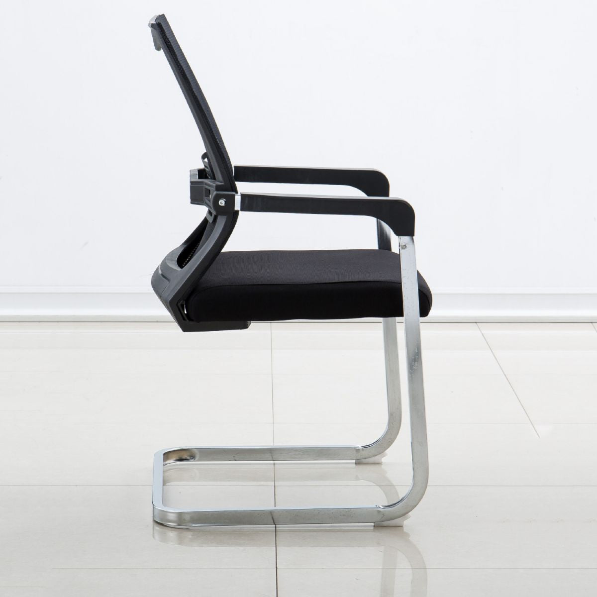Sillón contemporáneo Silla negra tapizada AirGrid transpirable