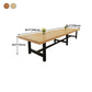 Solid Wood Rectangular Meeting Table Home Office Industrial Working Desk