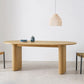 Modern Natural Base Table Oval Wood Top Dinner Room Kitchen Table Clearhalo 'Dining Tables & Seating' 'Dining Tables' 'dining_table' 'furn' 'furn_dining_table' 'Furniture' 'Kitchen & Dining Furniture' 1200x1200_8550d2a7-90fd-4382-a444-ac6bd5e8e091