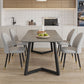 Modern Rectangle Stone Dining Table 1/2/5/7 Pieces Dining Set for Living Room Clearhalo 'Dining Room Sets' 'Dining Tables & Seating' 'dining_room_set' 'furn' 'furn_dining_room_set' 'Furniture' 'Kitchen & Dining Furniture' 1200x1200_8557e24f-96eb-4d28-b479-af8d3fb7abf5