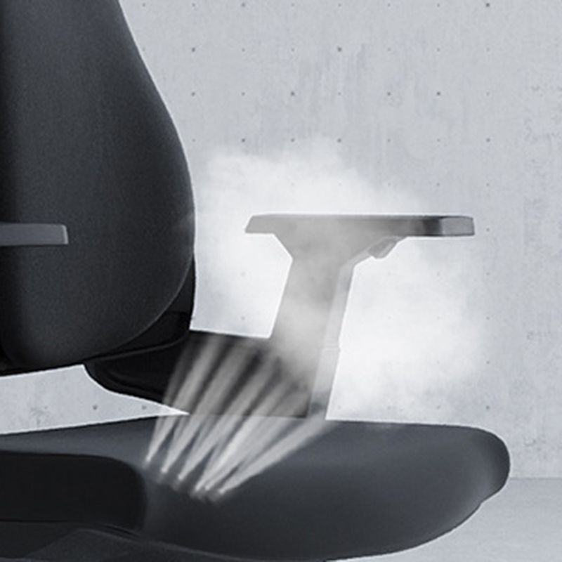 Chaire de chaise de bureau à armes fixes moderne inclus chaise de tâche pour le bureau