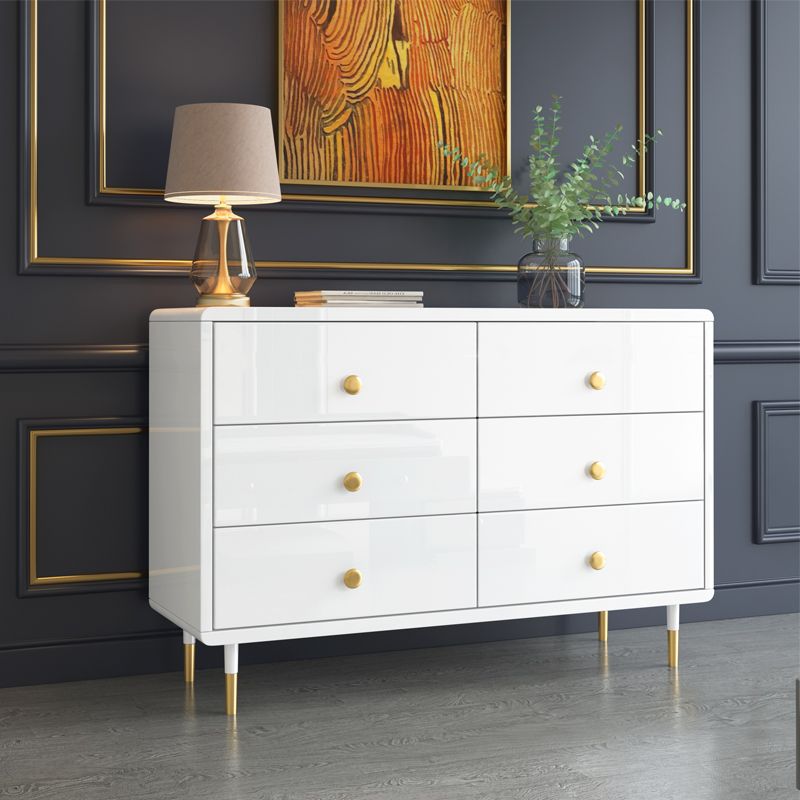 Moderne dressoir kunstmatige hout opbergkist, 31,5-inch hoogte