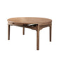 Extendable Ash Wood Dining Table for Restaurant Modern Brown Round Table with 4 Legs Clearhalo ' dining_table' 'Dining Tables & Seating' 'Dining Tables' 'furn' 'furn_dining_table' 'Furniture' 'furniture_dining_table' 'Kitchen & Dining Furniture' 'kitchen&dining_furn' 'kitchen' 'kitchen_dining_table' 1200x1200_8559d02e-4724-43e6-9d87-d6b13cfb0487