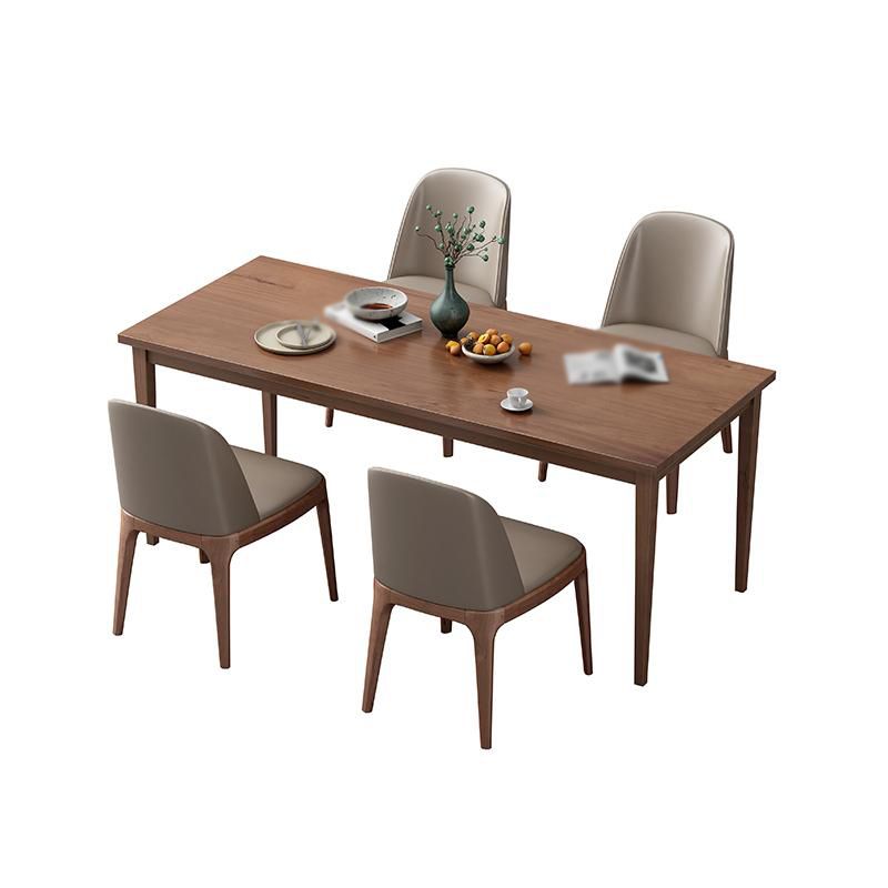 Modern 1/2/4/5 Pieces Rectangle Dining Set Solid Wood Kitchen Table with Chairs Clearhalo 'Dining Room Sets' 'Dining Tables & Seating' 'dining_room_set' 'furn' 'furn_dining_room_set' 'Furniture' 'furniture_dining_room_set' 'Kitchen & Dining Furniture' 'kitchen&dining_furn' 'kitchen' 1200x1200_855c0898-26ff-4d4b-a5ae-40fd71449fc8