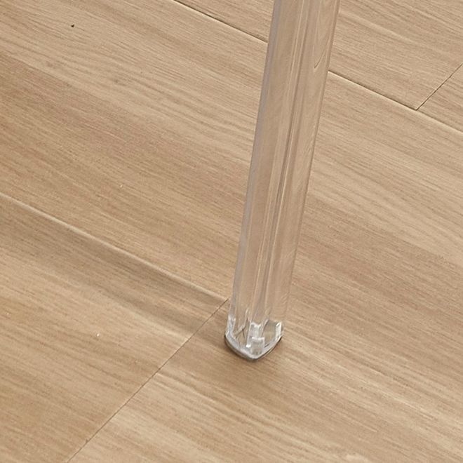 Comedor silla lateral de comedor moderno de plástico sin brazo