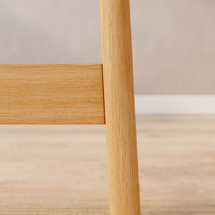 Modern Solid Wood Counter Stool Bar-height Low Back Bar Stool with Footrest Clearhalo 'Bar Furniture' 'Bar Stools' 'bar_stools' 'furn' 'furn_bar_stools' 'Furniture' 'Kitchen & Dining Furniture' 1200x1200_85634971-79dc-4704-886c-350ebc69fea7