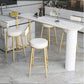 Nordic Bar Table 42-inch Height Metal Base Bistro Table for Dining Room Clearhalo 'Bar Furniture' 'Bar Tables' 'bar_tables' 'furn' 'furn_bar_tables' 'Furniture' 'furniture_bar_tables' 'Kitchen & Dining Furniture' 1200x1200_85657d1a-4eae-4e11-925b-cba6ea80337c