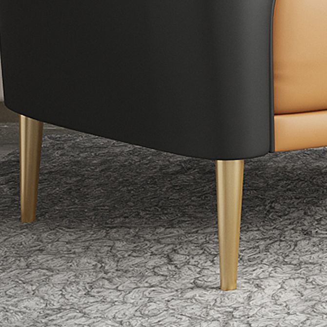 Sedia a sdraio posteriore fisso sedia laterale resistente all'acqua con gambe con tono d'oro