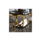 Rectangle Traditional Luxury Dining Table Gold Trestle Base Table for Dining Room Clearhalo ' dining_table' 'Dining Tables & Seating' 'Dining Tables' 'furn' 'furn_dining_table' 'Furniture' 'furniture_dining_table' 'Kitchen & Dining Furniture' 'kitchen&dining_furn' 'kitchen' 'kitchen_dining_table' 1200x1200_8568c956-720a-4960-9370-0ea8b9a2b98b
