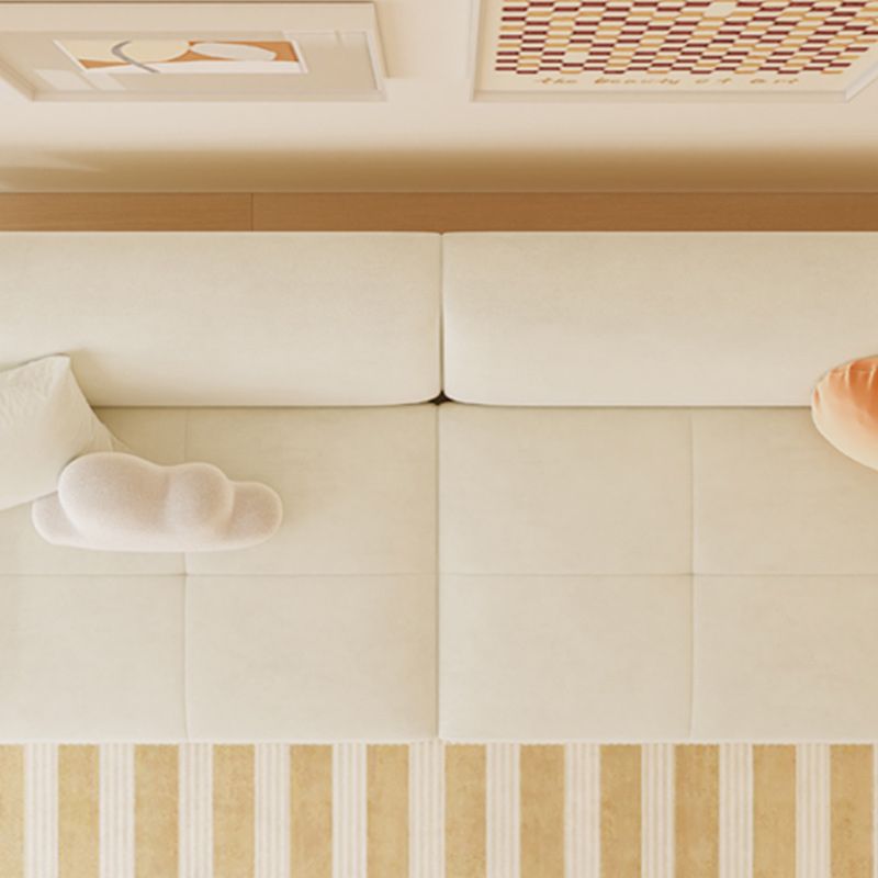 32.28 "Sleeper a braccio quadrato Scandinavo Styled Sleer Bed in bianco