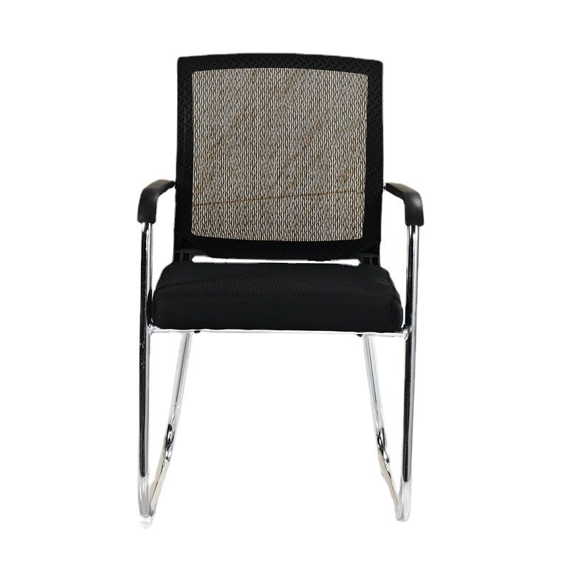 Mid-Back Ergonomic Office Chair Contemporary No Wheels Desk Chair Clearhalo 'furn' 'furn_office_chair' 'Furniture' 'Office Chairs' 'Office Furniture' 'office_chair' 1200x1200_856c97fe-1668-41a8-9bab-38f39c9f1765