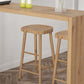 1/3 Pieces Bar Stool and Table Set Contemporary Wood Bar Pub Table Set